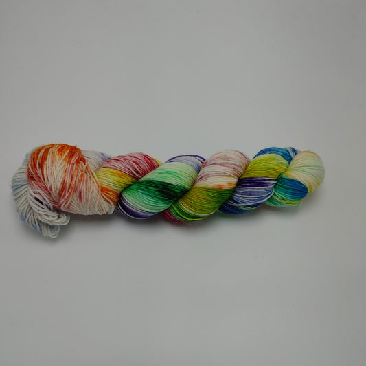 Melted Crayons - DYED TO ORDER - Pick Your Yarn Weight, Base, and Quantity