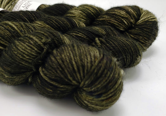 Muir Green - DYED TO ORDER - Pick Your Yarn Weight, Base, and Quantity