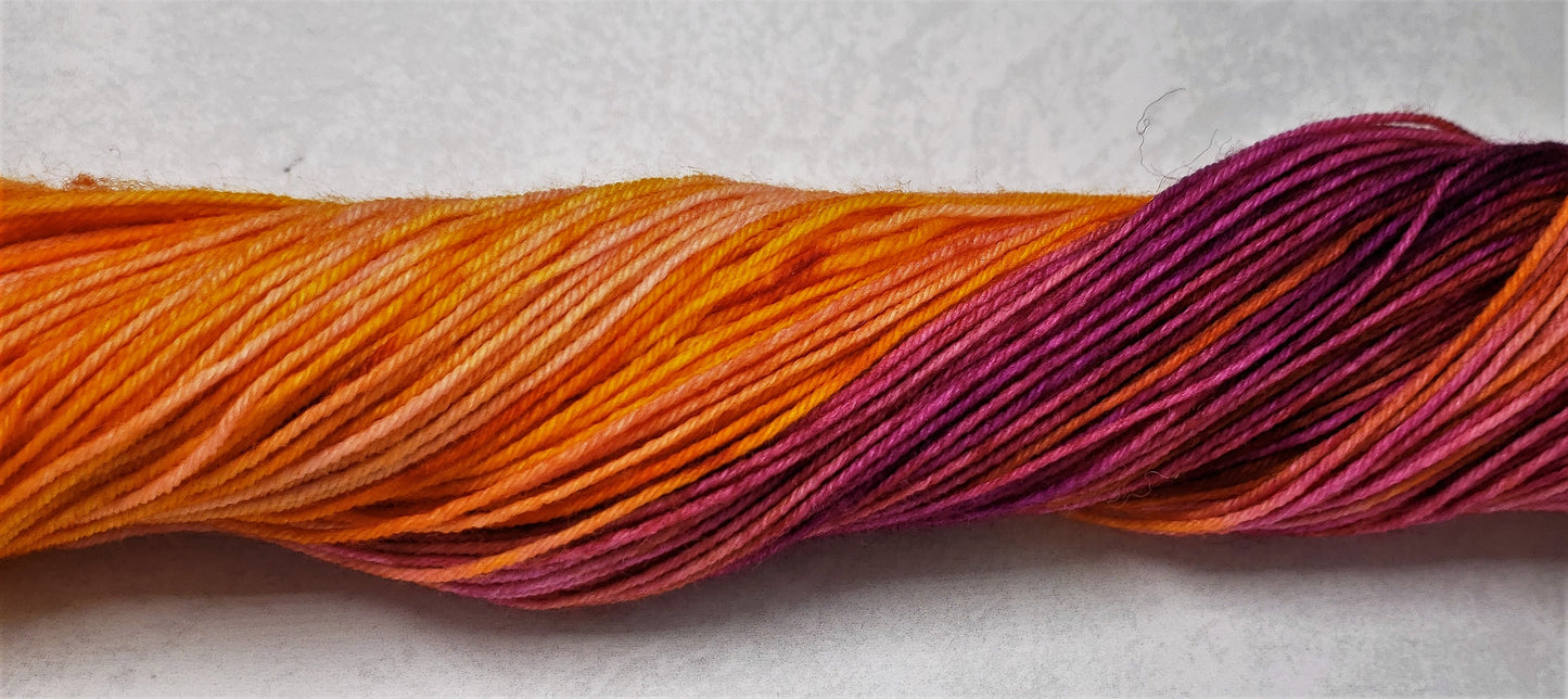 Tropical Sunset - DYED TO ORDER - Pick Your Yarn Weight, Base, and Quantity