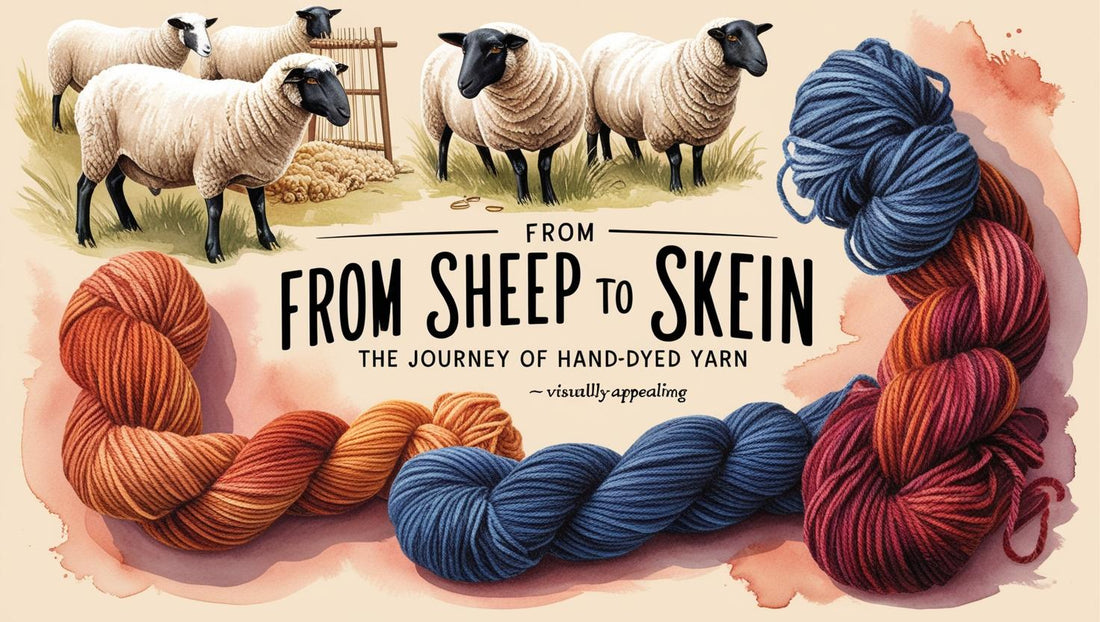 From Sheep to Skein: The Journey of Hand-Dyed Yarn