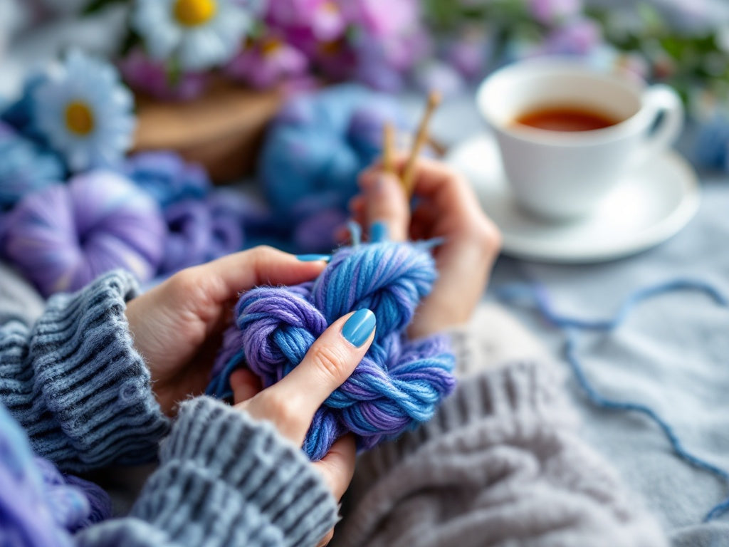 The Science-Backed Health Benefits of Knitting and Crochet: Why Your Next Project Should Start with Luxury Hand-Dyed Yarn