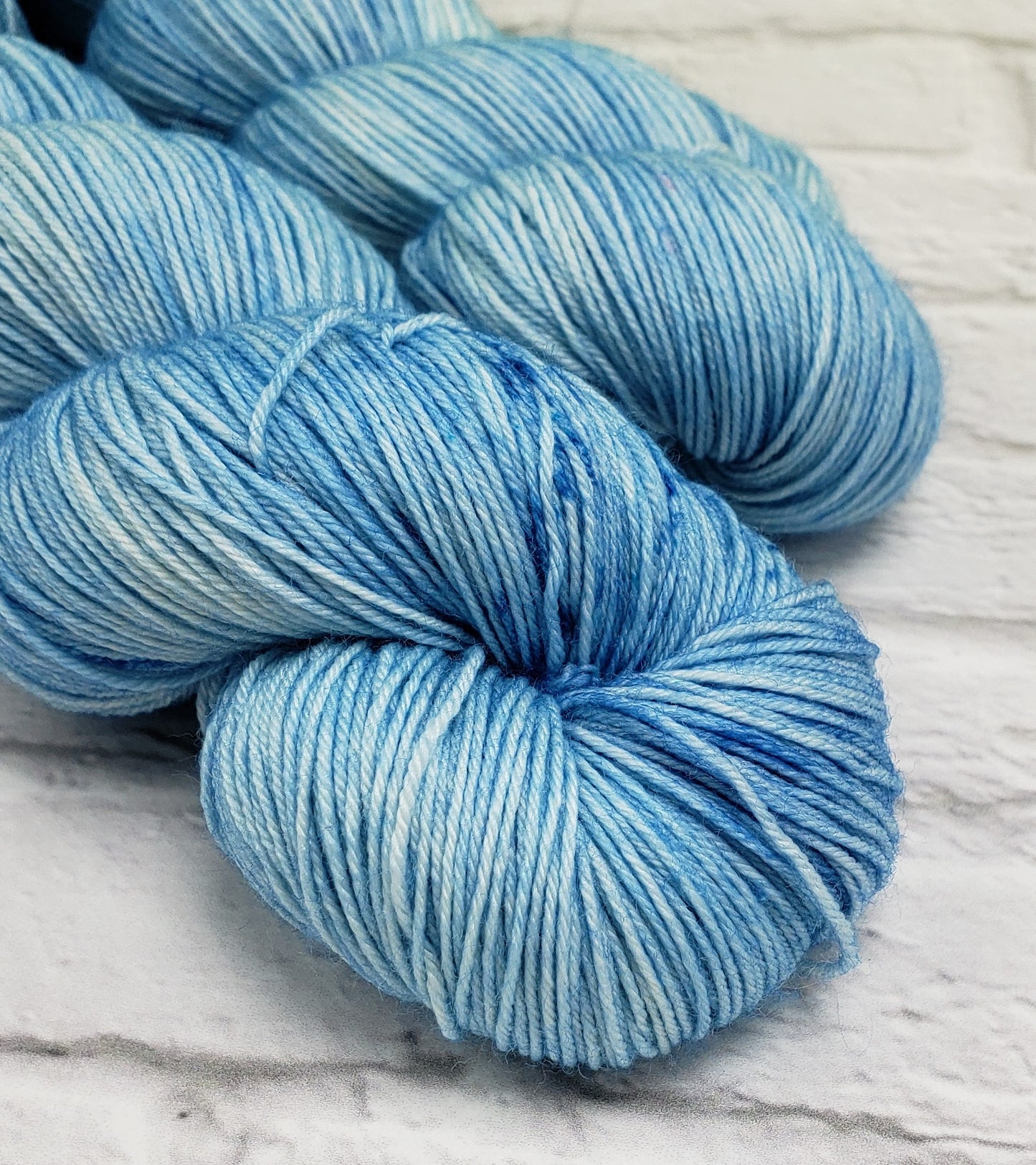 Baby Blue- DYED TO ORDER - Pick Your Yarn Weight, Base, and Quantity