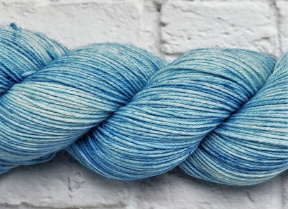 Baby Blue- DYED TO ORDER - Pick Your Yarn Weight, Base, and Quantity