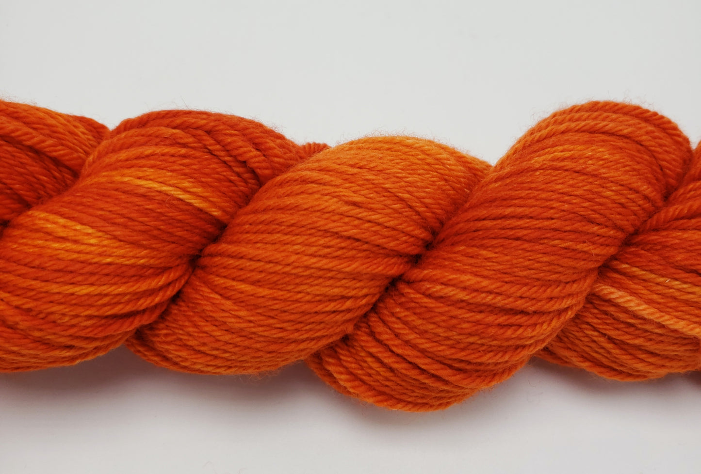 Blazing Orange - DYED TO ORDER - Pick Your Yarn Weight, Base, and Quantity