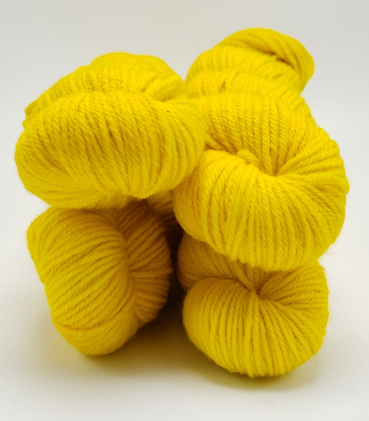 Brilliant Yellow - DYED TO ORDER - Pick Your Yarn Weight, Base, and Quantity