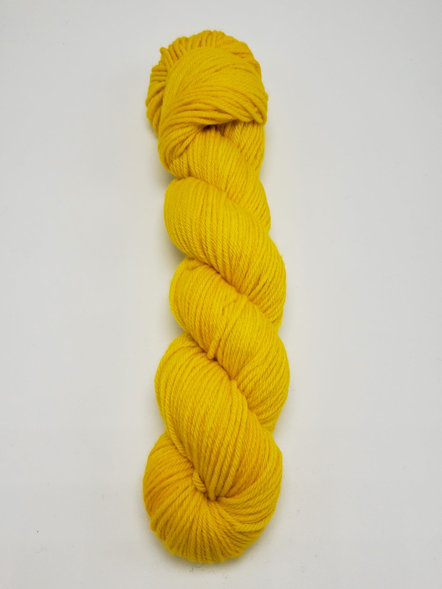 Brilliant Yellow - DYED TO ORDER - Pick Your Yarn Weight, Base, and Quantity