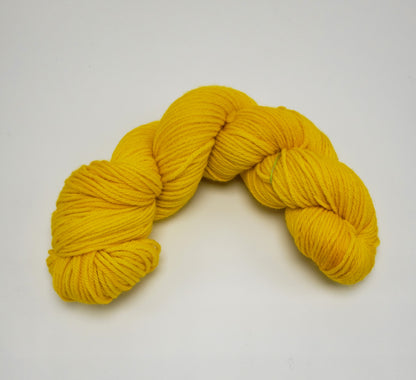 Brilliant Yellow - DYED TO ORDER - Pick Your Yarn Weight, Base, and Quantity