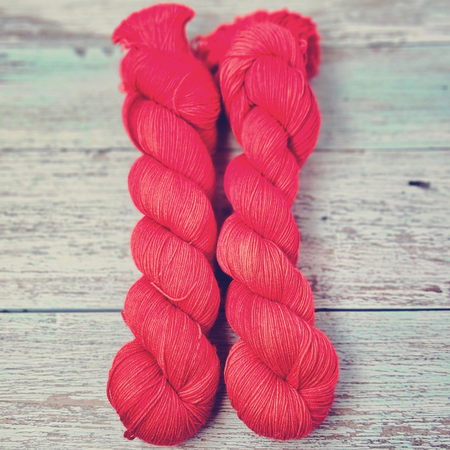 Coral - DYED TO ORDER - Pick Your Yarn Weight, Base, and Quantity