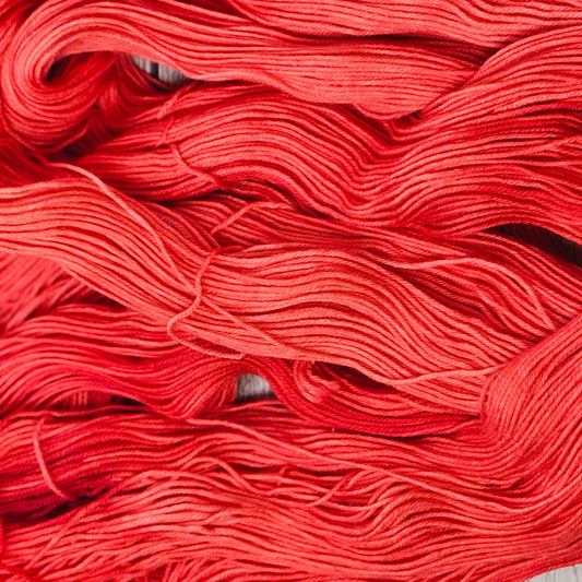 Coral - DYED TO ORDER - Pick Your Yarn Weight, Base, and Quantity