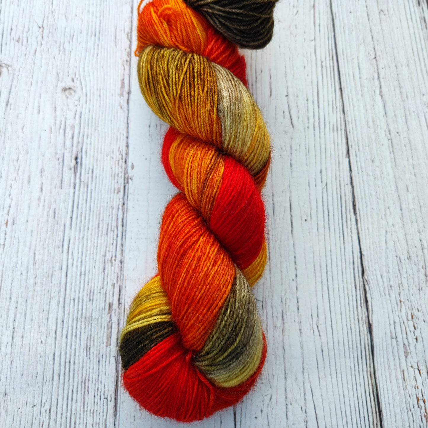 Crunchy Leaves - DYED TO ORDER - Pick Your Yarn Weight, Base, and Quantity