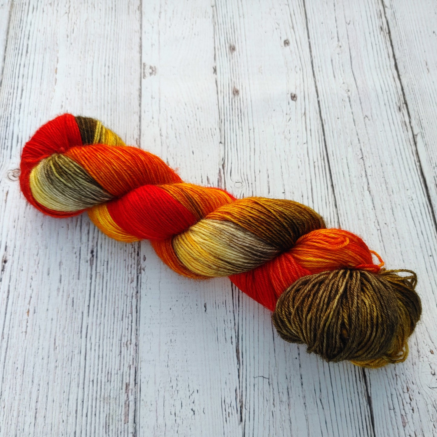 Crunchy Leaves - DYED TO ORDER - Pick Your Yarn Weight, Base, and Quantity