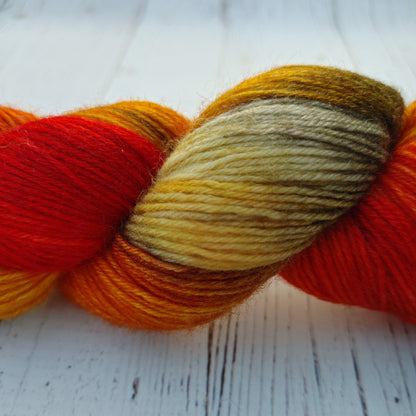 Crunchy Leaves - DYED TO ORDER - Pick Your Yarn Weight, Base, and Quantity