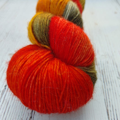 Crunchy Leaves - DYED TO ORDER - Pick Your Yarn Weight, Base, and Quantity