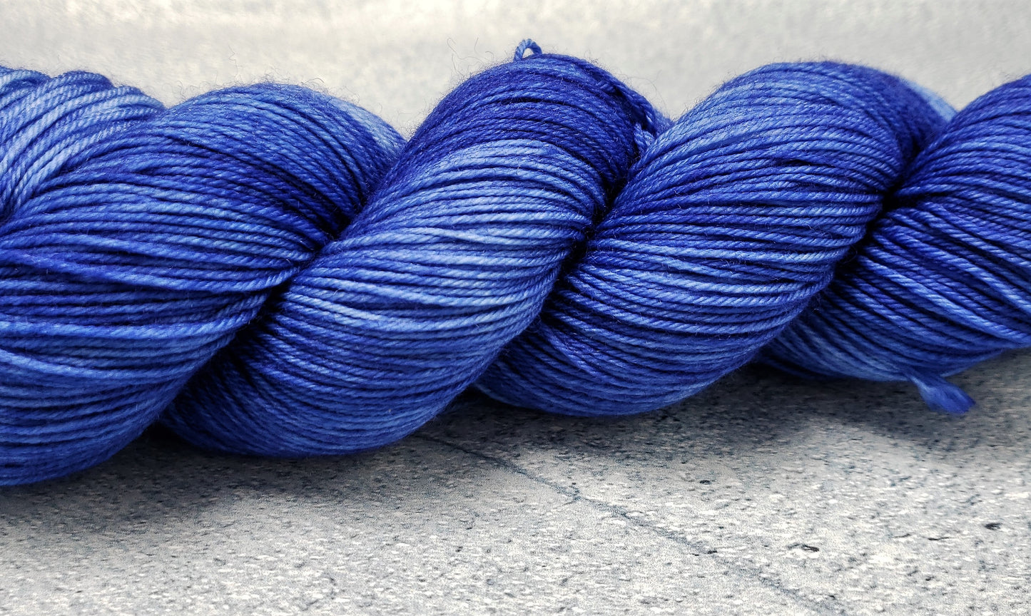 Distressed Delphinium - DYED TO ORDER - Pick Your Yarn Weight, Base, and Quantity