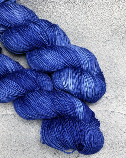 Distressed Delphinium - DYED TO ORDER - Pick Your Yarn Weight, Base, and Quantity