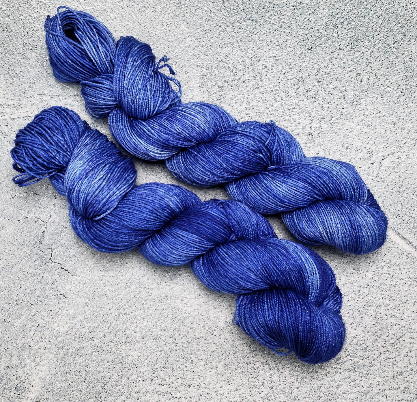 Distressed Delphinium - DYED TO ORDER - Pick Your Yarn Weight, Base, and Quantity