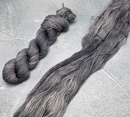 Distressed Gray - DYED TO ORDER - Pick Your Yarn Weight, Base, and Quantity