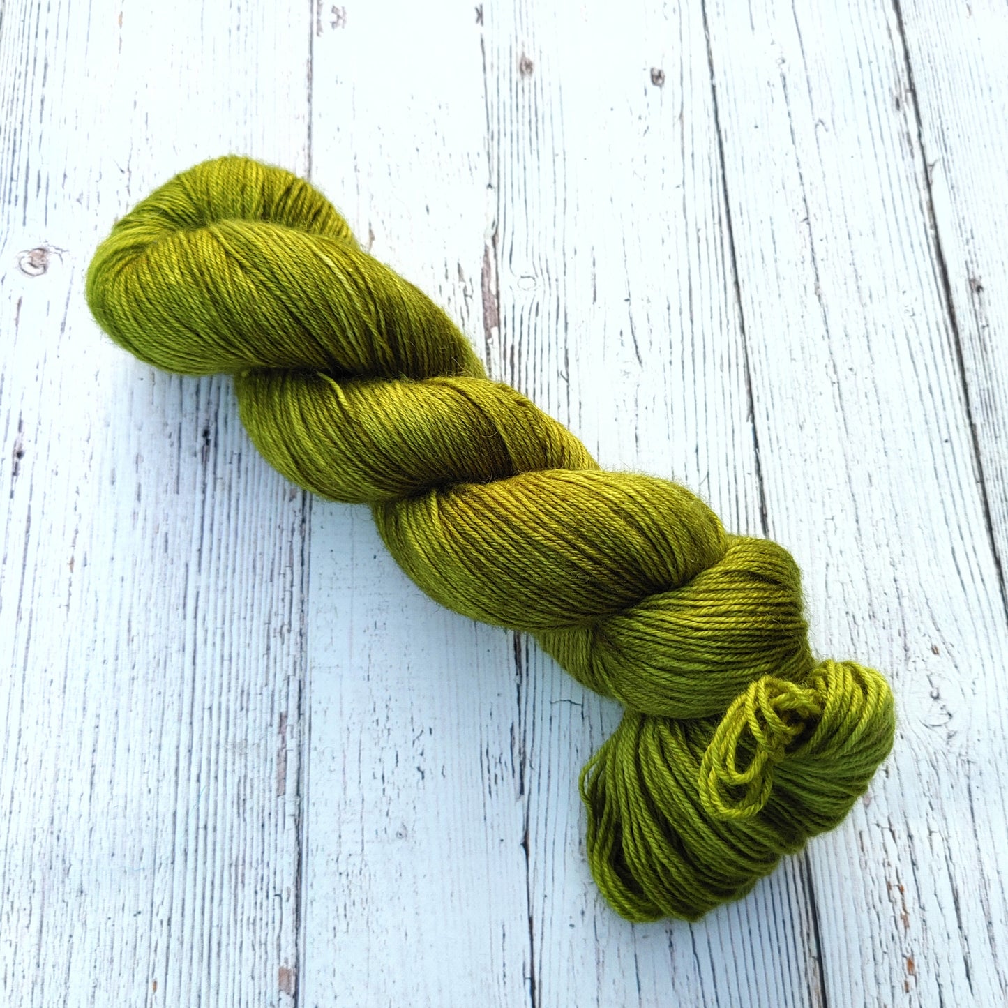 Forsythia Green - DYED TO ORDER - Pick Your Yarn Weight, Base, and Quantity