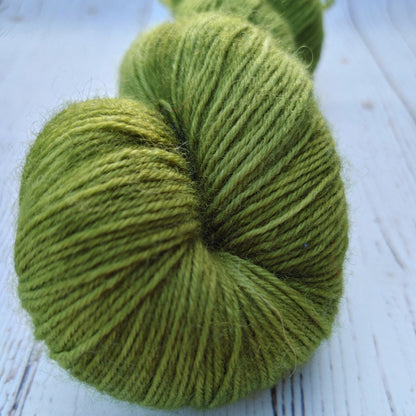 Forsythia Green - DYED TO ORDER - Pick Your Yarn Weight, Base, and Quantity