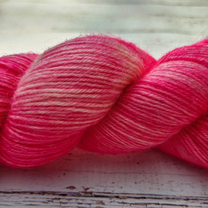 Hot Pink - DYED TO ORDER - Pick Your Yarn Weight, Base, and Quantity