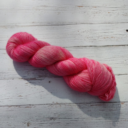 Hot Pink - DYED TO ORDER - Pick Your Yarn Weight, Base, and Quantity