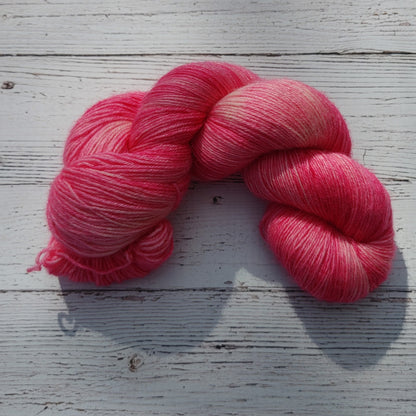 Hot Pink - DYED TO ORDER - Pick Your Yarn Weight, Base, and Quantity