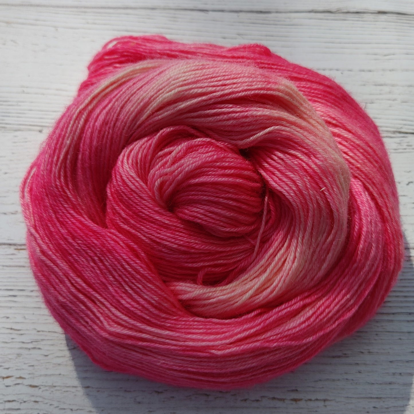 Hot Pink - DYED TO ORDER - Pick Your Yarn Weight, Base, and Quantity