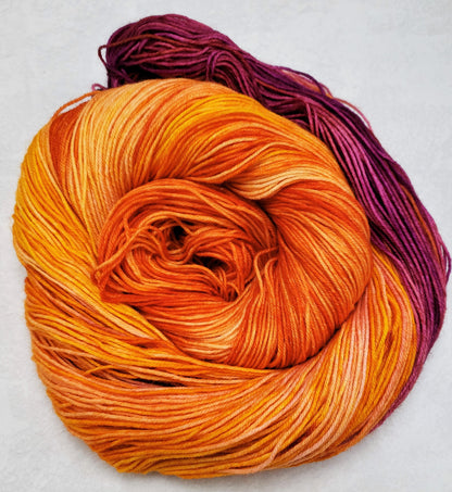 Tropical Sunset - DYED TO ORDER - Pick Your Yarn Weight, Base, and Quantity