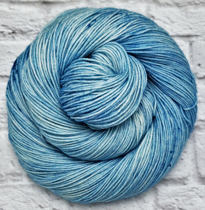 Baby Blue- DYED TO ORDER - Pick Your Yarn Weight, Base, and Quantity