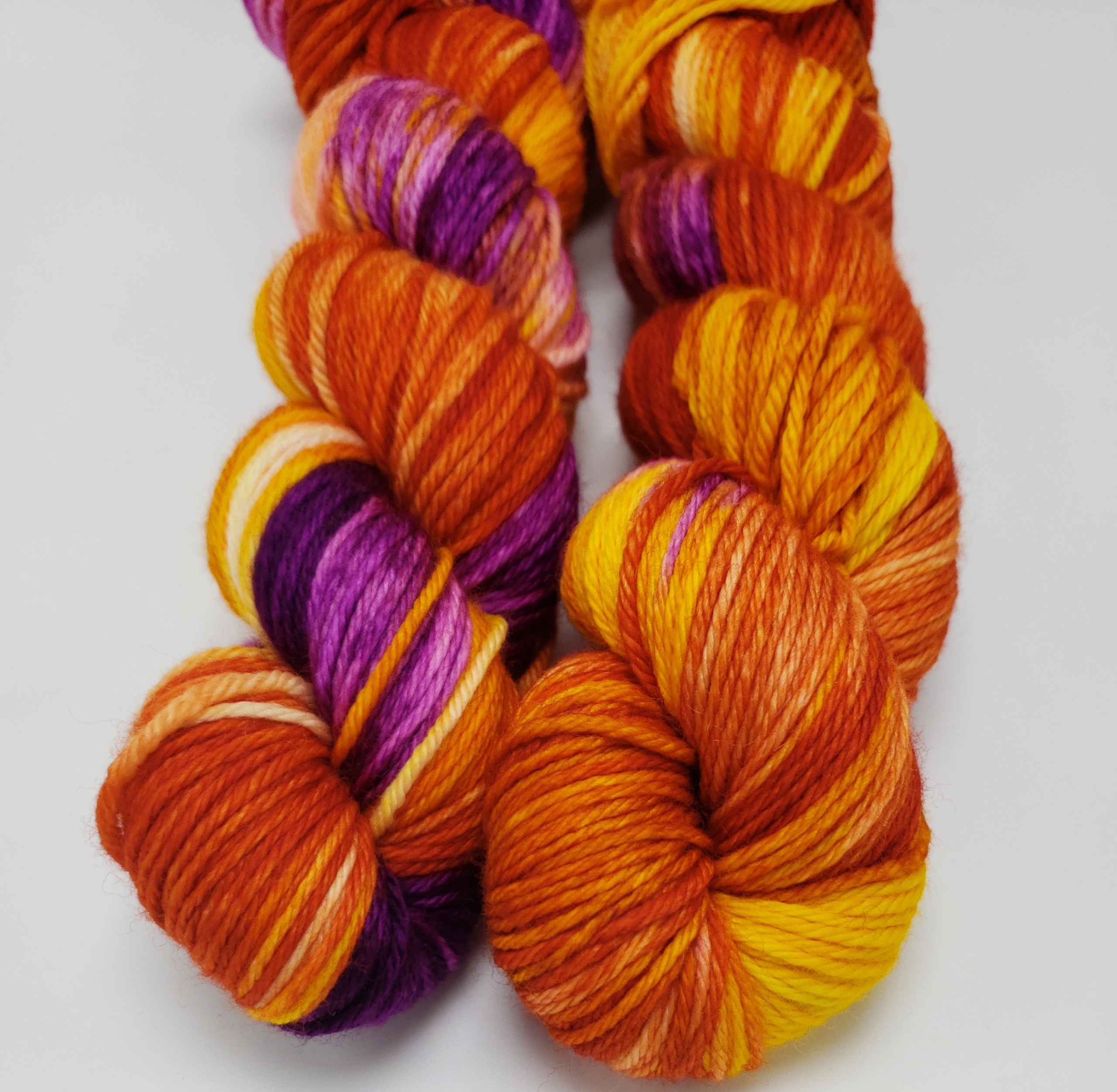 Tropical Sunset Superwash Worsted Weight Indie Dyed Yarn for Knitting ...